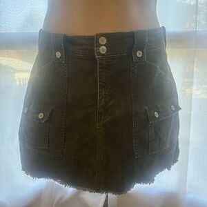 American Eagle Corduroy Mini Skirt